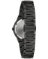 ფოტო #3 პროდუქტის Women's Modern Millennia Black-Tone Stainless Steel Bracelet Watch 32mm