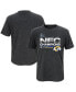 ფოტო #1 პროდუქტის Big Boys Heathered Charcoal Los Angeles Rams 2021 NFC Champions Locker Room Trophy Collection T-shirt