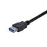 Фото #5 товара StarTech.com 1m Black SuperSpeed USB 3.0 Extension Cable A to A - M/F - 1 m - USB A - USB A - USB 3.2 Gen 1 (3.1 Gen 1) - 5000 Mbit/s - Black