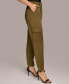 ფოტო #3 პროდუქტის Women's Satin Cargo Pants