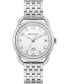 ფოტო #1 პროდუქტის LIMITED EDITION Women's Swiss Automatic Joseph Bulova Stainless Steel Bracelet Watch 34.5mm