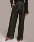 Фото #1 товара Широкие брюки с пайетками DKNY Donna Karan для женщин
