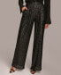 Фото #1 товара Women's Wide Leg Sequin Pant