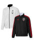 ფოტო #1 პროდუქტის Men's Black and White D.C. United 2023 On-Field Anthem Full-Zip Reversible Team Jacket