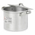 Casserole with Lid Silver Aluminium 23,5 x 15 x 18 cm (6 Units)