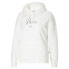 Фото #1 товара Puma Sport Script Pullover Hoodie Womens White Casual Outerwear 67944902