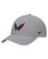 Фото #1 товара Men's Gray Washington Capitals Extra Time Adjustable Hat