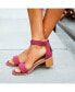 ფოტო #6 პროდუქტის Women's Percy Block Heel Sandals
