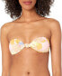 Фото #1 товара Billabong 280906 Women's Bandeau Bikini Top, Groovy Garden Multi, L