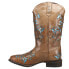 Roper Belle Metallic Square Toe Cowboy Womens Brown Casual Boots 09-021-0901-25