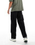 New Look relaxed cargo trouser in black