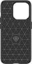 Hurtel Elastyczne etui wzór karbon do iPhone 15 Pro Carbon Case - czarne