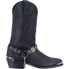 Фото #1 товара Dingo Suiter Round Toe Cowboy Mens Black Casual Boots DI02175-001