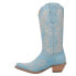 Фото #6 товара Dingo Flirty N' Fun Embroidered Snip Toe Cowboy Womens Blue Casual Boots DI171-