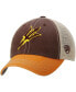 Фото #1 товара Men's Arizona State Sun Devils Offroad Trucker Adjustable Hat - Maroon