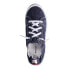 Фото #4 товара Time and Tru Scrunch Back Slip-On Sneaker Women 7 Blue Canvas Lace-Up Closed Toe