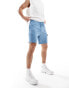 ASOS 4505 training mesh cargo shorts in slate blue