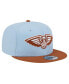 Фото #2 товара Men's Light Blue/Brown New Orleans Pelicans 2-Tone Color Pack 9Fifty Snapback Hat