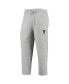 Men's Heathered Gray Atlanta Falcons Team Throwback Option Run Sweatpants