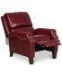 Фото #13 товара Arianlee Leather Push Back Recliner, Created for Macy's