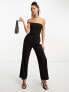 Фото #3 товара Forever New strapless jumpsuit in black
