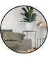 Фото #2 товара Round Mirror, Circle Mirror 24 Inch, Round Wall Mirror Suitable For Bedroom, Living Room