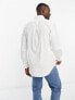 Фото #4 товара Polo Ralph Lauren player logo poplin shirt slim fit in white