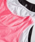 Фото #2 товара Women's Active 3 Pack Solid Tank Top, Created for Macy's