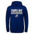 Фото #1 товара NHL Tampa Bay Lightning Boys' Poly Fleece Hooded Sweatshirt - XS