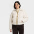 Women's Utility Faux Fur Jacket - Universal Thread White M