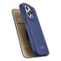 Фото #10 товара Чехол из натуральной кожи с закладкой MagSafe CE Premium Leather ICARER для iPhone 14 Pro Max синий