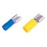 Набор терминалов для кабеля Flat Receptacles With Insulation Philippi FSI yellow / blue, 6.3 mm - фото #1