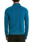 Фото #2 товара Bruno Magli Feeder Stripe Pique Wool 1/4-Zip Sweater Men's