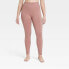Фото #2 товара Women's Seamless High-Rise Leggings - All in Motion Clay Pink XS