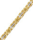 ფოტო #2 პროდუქტის Men's Diamond (3/8 ct. t.w.) Bracelet in 10k Gold
