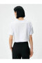 Kadın T-shirt Beyaz 4sak50014ek