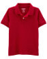 Toddler Red Piqué Polo Shirt 4T