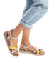 ფოტო #6 პროდუქტის Women's Strappy Comfort Sandals By Beige