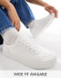 Фото #1 товара ASOS DESIGN plimsoll trainers in white