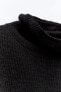 Ribbed fine knit sweater