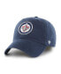 Фото #1 товара Men's Navy Winnipeg Jets Classic Franchise Fitted Hat