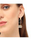 ფოტო #3 პროდუქტის Women's Geometric Drop Earrings