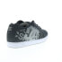 DC Net 302361-HGW Mens Gray Leather Lace Up Skate Inspired Sneakers Shoes