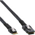 Фото #2 товара InLine Slim SAS cable - SFF-8654 to Mini SAS SFF-8087 - 12Gb/s - 1m