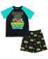 ფოტო #1 პროდუქტის Boys Scooby Doo Daphne Fred Velma Pajama Shirt and Shorts Sleep Set to