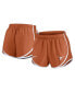 Women's Burnt Orange Texas Longhorns Primetime Tempo Performance Shorts Коричневый, M - фото #1