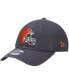 Фото #1 товара Men's Graphite Cleveland Browns Icon Core Classic 2.0 9Twenty Adjustable Hat