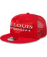 Фото #4 товара Men's Red St. Louis Cardinals Patriot Trucker 9FIFTY Snapback Hat