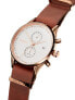Фото #2 товара Наручные часы классические MVMT Voyager Rosewood 42 мм 10АТМ розовое золото