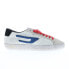 Фото #1 товара Diesel S-Leroji Low Mens White Leather Lifestyle Sneakers Shoes